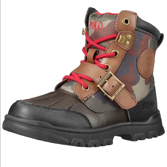 camo polo boots